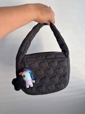 BTS BT21 2022 MANG Winter Quilted Hobo Bag